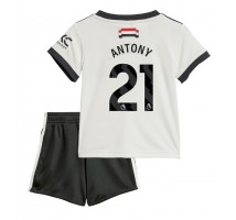 Manchester United Antony #21 Koszulka Trzecia dzieci 2024-25 Krótki Rękaw (+ krótkie spodenki)